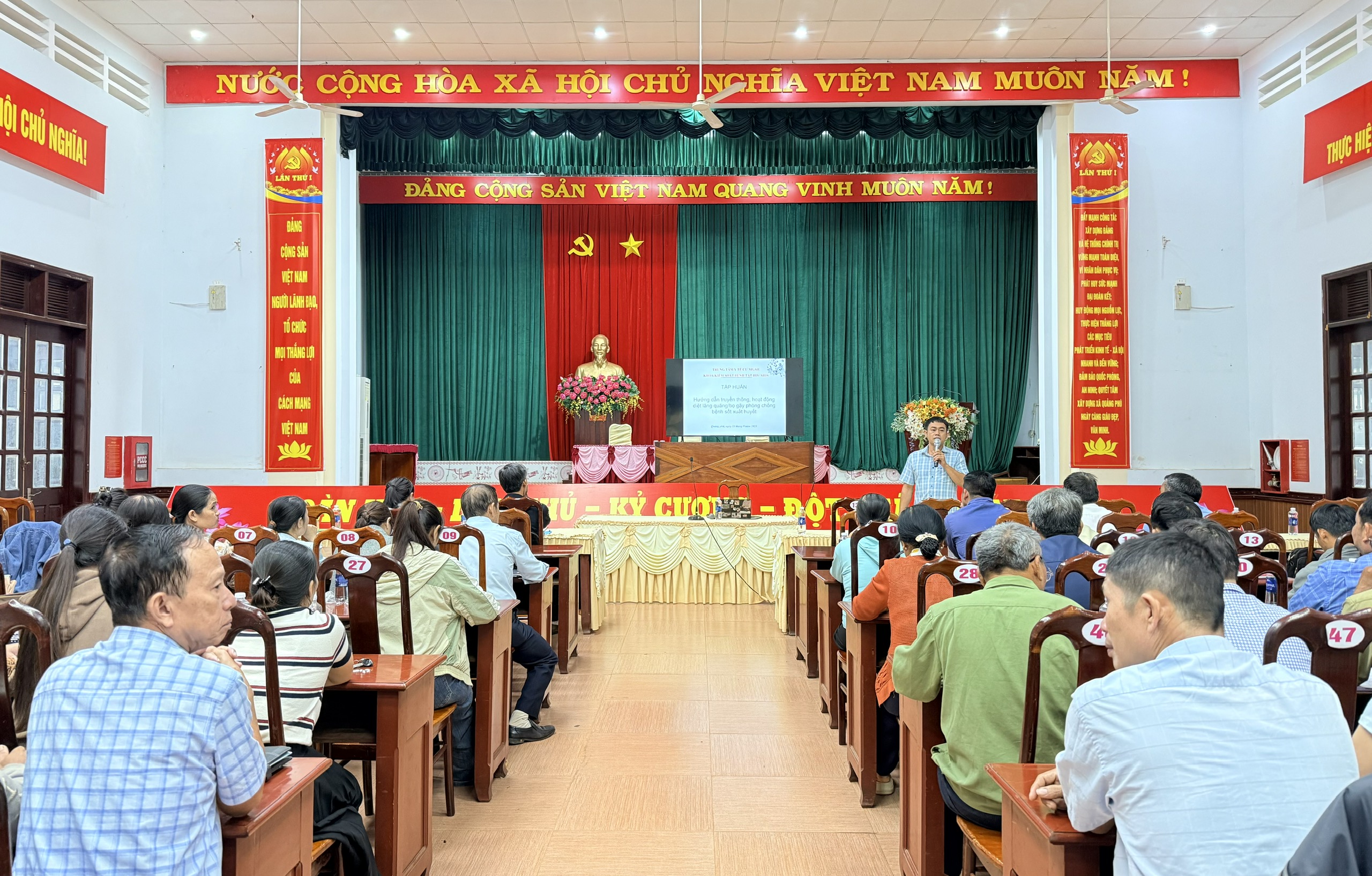Xã Quảng Phú 28/37 thôn, buôn, tổ dân phố ghi nhận có ca mắc bệnh sốt xuất huyết